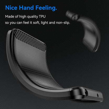TPU Hülle für Xiaomi 12 LITE Carbon Fiber Skin Brushed Schutzcover Soft Case