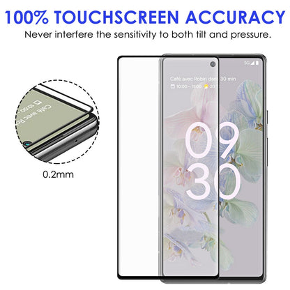 Schutzglas für Google Pixel 6a Full Cover Full Glue Tempered Glass Folie Film