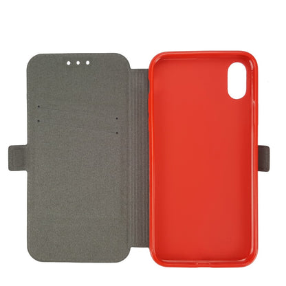 Wallet Case für Apple iPhone XS X TPU Book Pocket