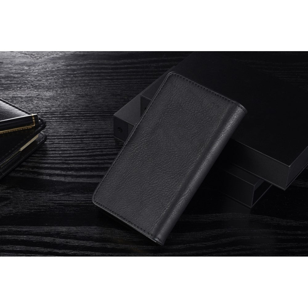 DG.MING Wallet Case für Apple iPhone XS X Echt Leder Brief Tasche 2in1 Etui Hülle