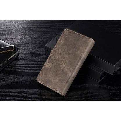 DG.MING Wallet Case für Apple iPhone XS X Echt Leder Brief Tasche 2in1 Etui Hülle