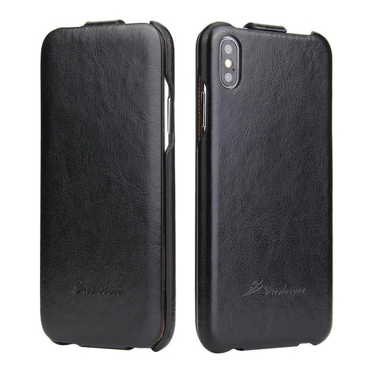 Flip Case für Apple iPhone XS MAX Fashion Crazy Horse Klapp Etui