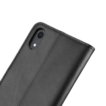 Wallet Case für Apple iPhone XR Genuine Split Echt Leder Tasche