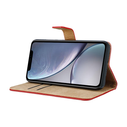 Wallet Case für Apple iPhone XR Genuine Split Echt Leder Tasche