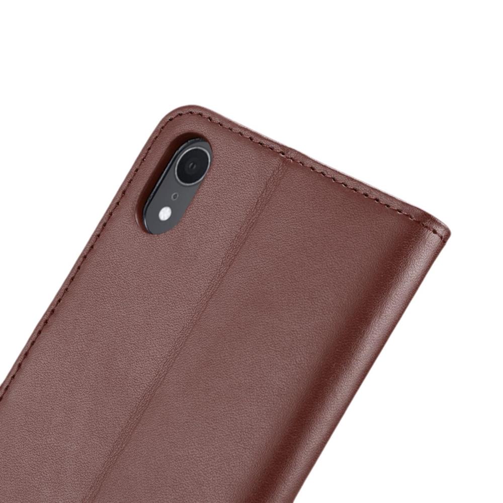 Wallet Case für Apple iPhone XR Genuine Split Echt Leder Tasche
