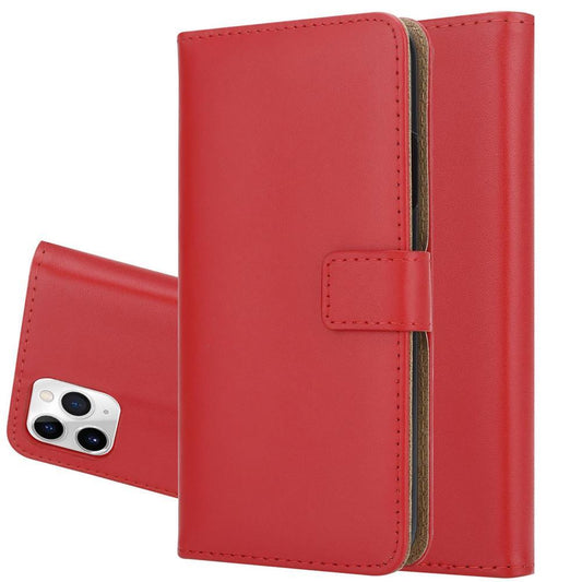 Wallet Case für Apple iPhone 11 PRO Genuine Split Echt Leder Handy Tasche