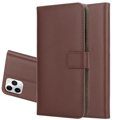 Wallet Case für Apple iPhone 11 PRO MAX Genuine Split Echt Leder Handy Tasche