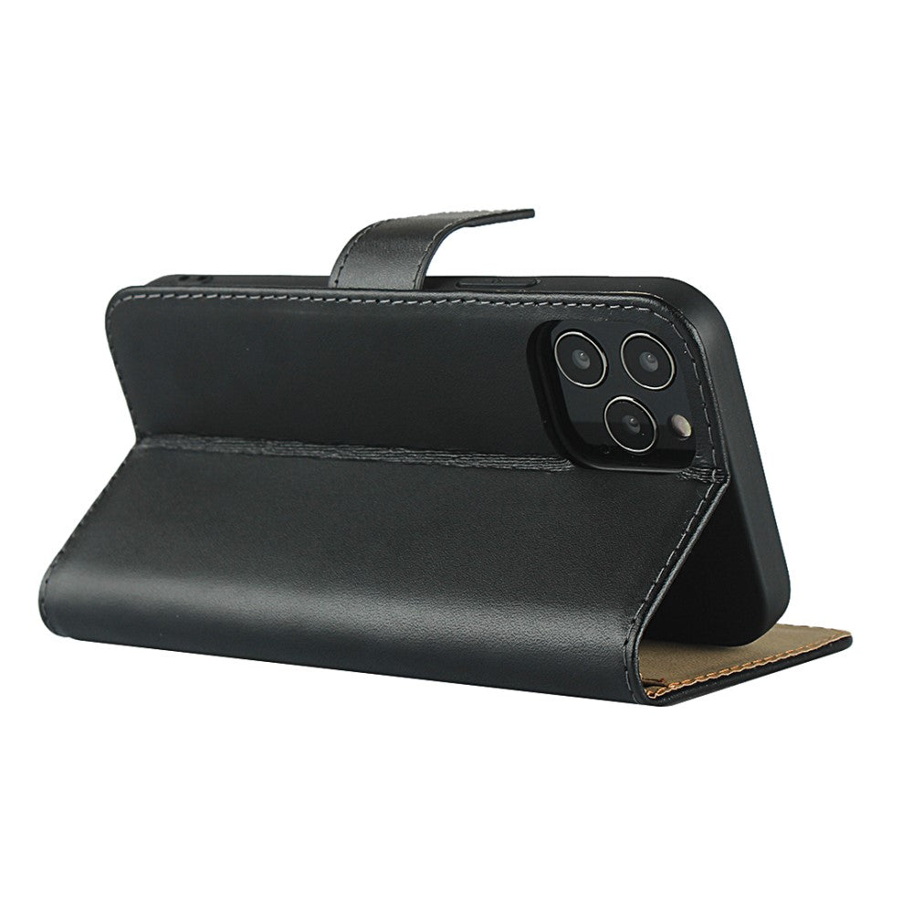 Wallet Case für Apple iPhone 12 MINI TPU Split Echt Leder Handy Tasche Klappetui