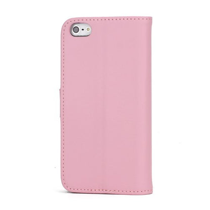 Wallet Case für Apple iPhone SE 5 5S Genuine Split Echt Leder