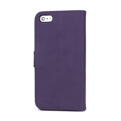 Wallet Case für Apple iPhone SE 5 5S Genuine Split Echt Leder