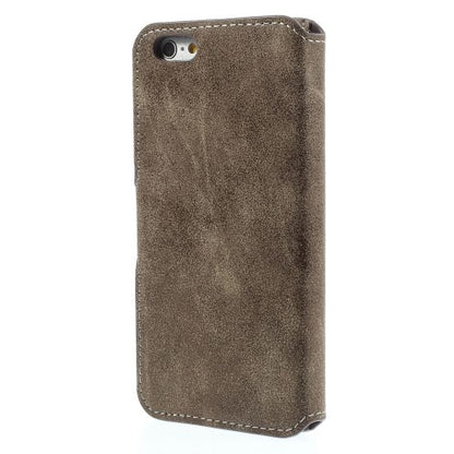 Wallet Case für Apple iPhone 6 6S Handy Tasche Retro Style Antik