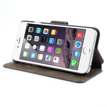 Wallet Case für Apple iPhone 6 6S Handy Tasche Retro Style Antik