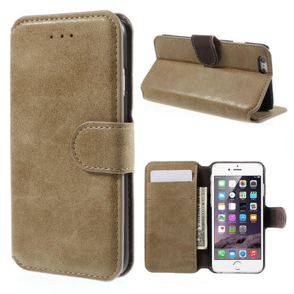 Wallet Case für Apple iPhone 6 6S Handy Tasche Retro Style Antik