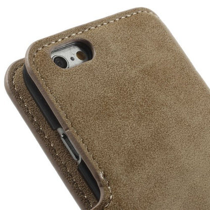 Wallet Case für Apple iPhone 6 6S Handy Tasche Retro Style Antik