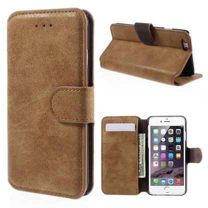 Wallet Case für Apple iPhone 6 6S Handy Tasche Retro Style Antik