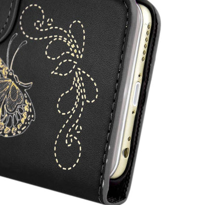 Wallet Case für Apple iPhone 6 6S Handy Tasche Butterfly Pattern