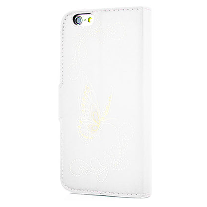 Wallet Case für Apple iPhone 6 6S Handy Tasche Butterfly Pattern