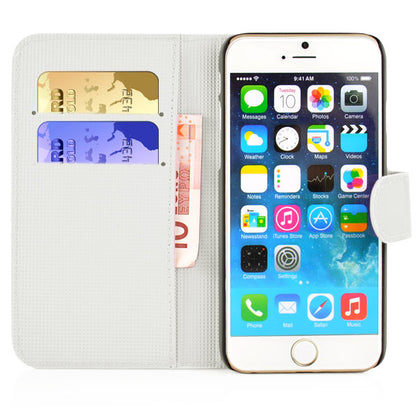Wallet Case für Apple iPhone 6 6S Handy Tasche Butterfly Pattern