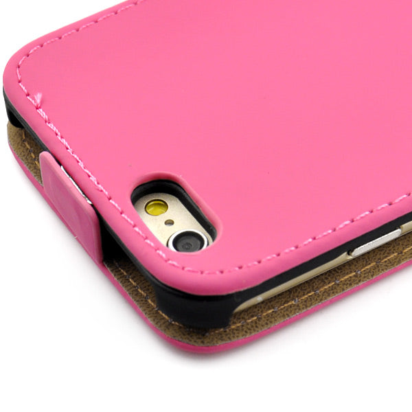 Flip Case für Apple iPhone 6 6S Elegant Vertikal Magnet