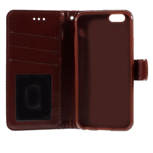 Wallet Case für Apple iPhone 6 6S Handy Tasche Elegant Flowers Book Etui