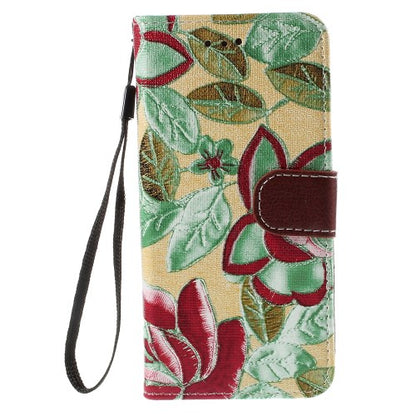 Wallet Case für Apple iPhone 6 6S Handy Tasche Elegant Flowers Book Etui