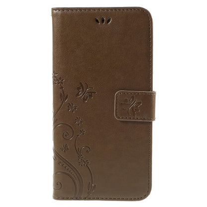 Wallet Case für Apple iPhone 6 6S Handy Tasche Butterfly Flower Motiv