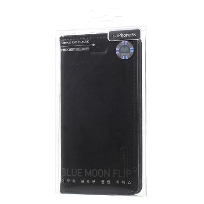 Wallet Case für Apple iPhone SE 5 5S Mercury GOOSPERY Blue Moon Book Etui