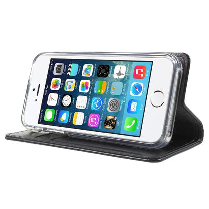 Wallet Case für Apple iPhone SE 5 5S Mercury GOOSPERY Blue Moon Book Etui