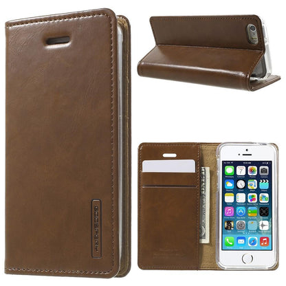 Wallet Case für Apple iPhone SE 5 5S Mercury GOOSPERY Blue Moon Book Etui