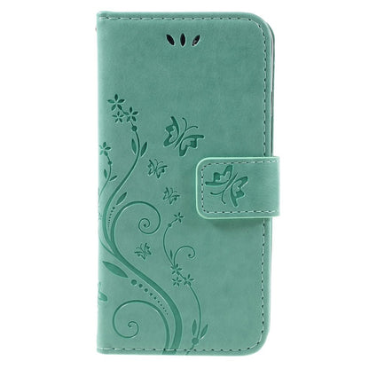 Wallet Case für Apple iPhone 8 7 SE 2020 Butterfly Flower Motiv