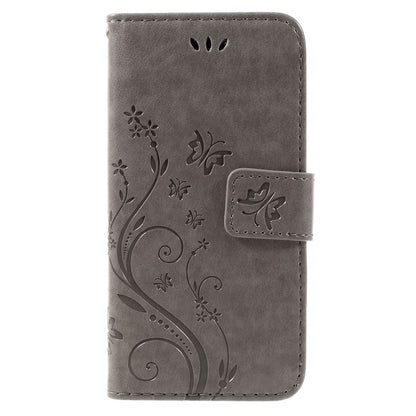 Wallet Case für Apple iPhone 8 7 SE 2020 Butterfly Flower Motiv