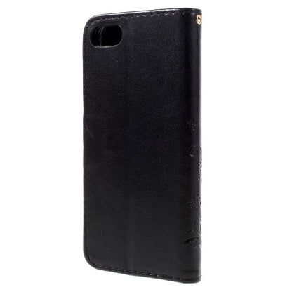 Wallet Case für Apple iPhone 8 7 SE 2020 Butterfly Flower Motiv