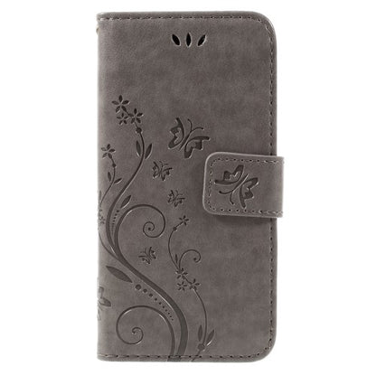 Wallet Case für Apple iPhone 8 7 SE 2020 Butterfly Flower Motiv
