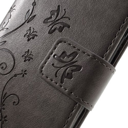 Wallet Case für Apple iPhone 8 7 SE 2020 Butterfly Flower Motiv