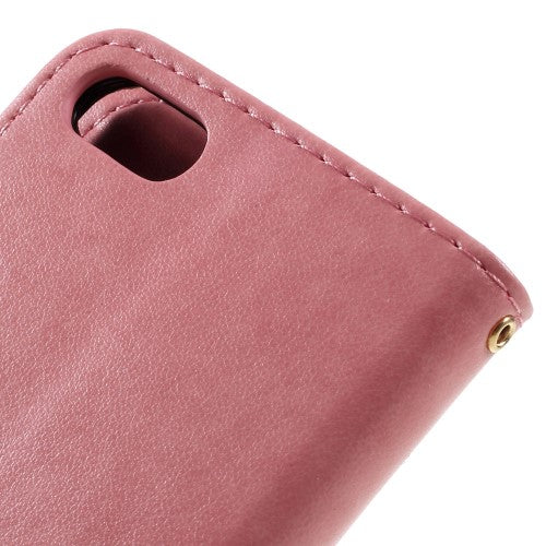 Wallet Case für Apple iPhone 8 7 SE 2020 Butterfly Flower Motiv