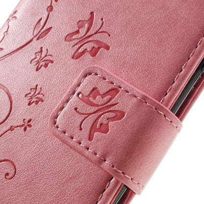 Wallet Case für Apple iPhone 8 7 SE 2020 Butterfly Flower Motiv