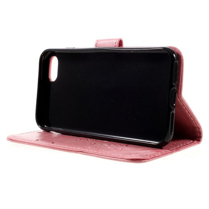 Wallet Case für Apple iPhone 8 7 SE 2020 Butterfly Flower Motiv
