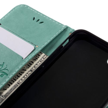 Wallet Case für Apple iPhone 8 7 SE 2020 Butterfly Flower Motiv