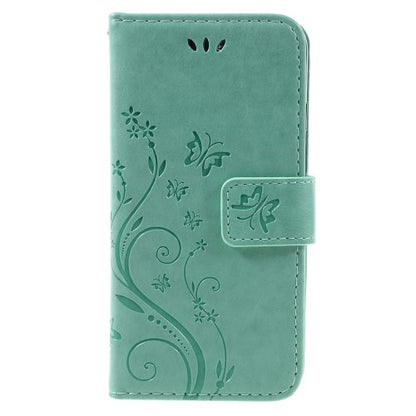 Wallet Case für Apple iPhone 8 7 SE 2020 Butterfly Flower Motiv