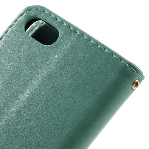 Wallet Case für Apple iPhone 8 7 SE 2020 Butterfly Flower Motiv