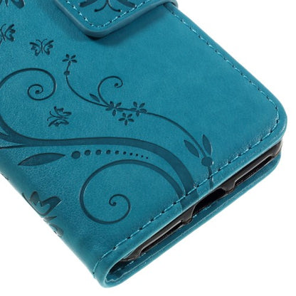 Wallet Case für Apple iPhone 8 7 SE 2020 Butterfly Flower Motiv