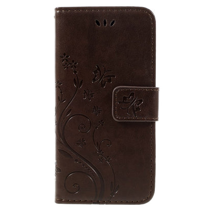 Wallet Case für Apple iPhone 8 7 SE 2020 Butterfly Flower Motiv