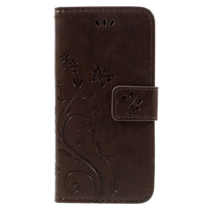 Wallet Case für Apple iPhone 8 7 SE 2020 Butterfly Flower Motiv