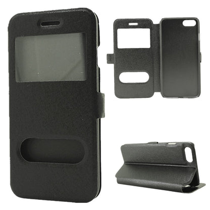 Wallet Case für Apple iPhone 8 7 SE 2020 Window View Silk Book Etui