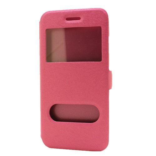 Wallet Case für Apple iPhone 8 7 SE 2020 Window View Silk Book Etui