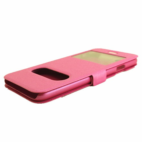 Wallet Case für Apple iPhone 8 7 SE 2020 Window View Silk Book Etui