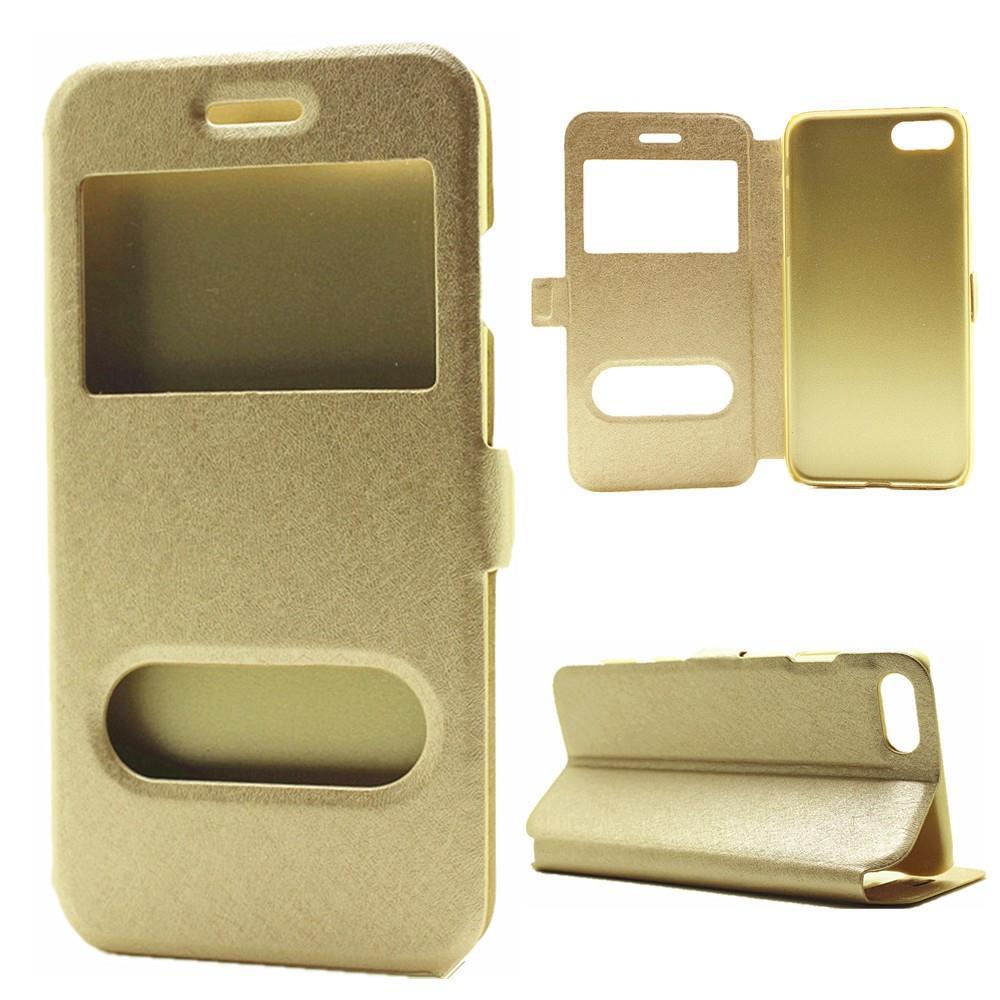 Wallet Case für Apple iPhone 8 7 SE 2020 Window View Silk Book Etui