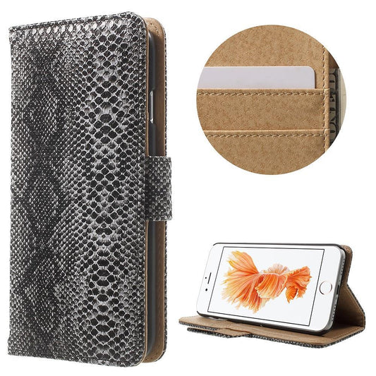 Wallet Case für Apple iPhone 8 7 SE 2020 Snake Schlange Muster Etui
