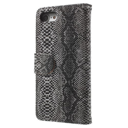 Wallet Case für Apple iPhone 8 7 SE 2020 Snake Schlange Muster Etui