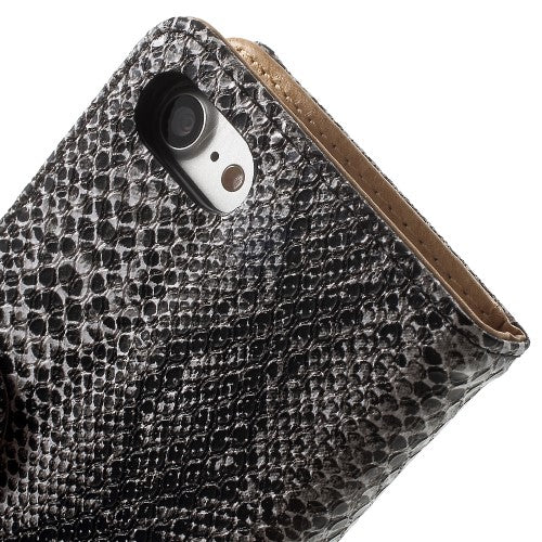 Wallet Case für Apple iPhone 8 7 SE 2020 Snake Schlange Muster Etui